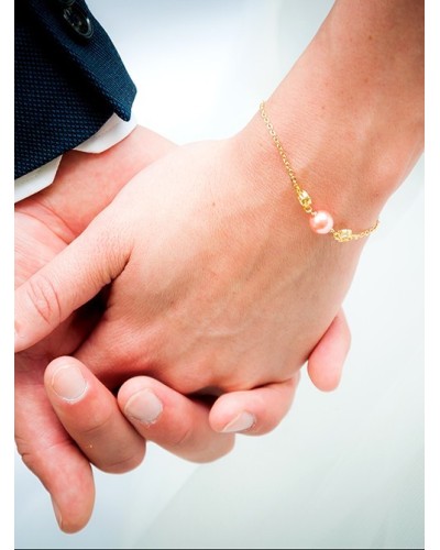 Bracelet mariage perle  de Swarovski