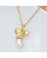 Collier mariage perle ivoire