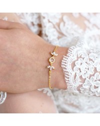 Bracelet mariage doré