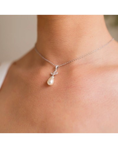 Collier mariage perle