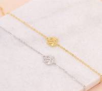 Bracelet mariée bohème rose