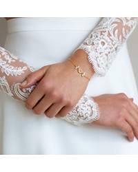 Bracelet mariage doré 