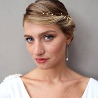Boucles d'oreilles Mariée perle