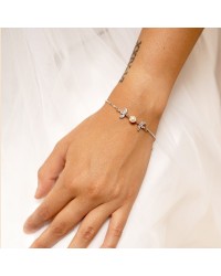 Bracelet mariage perle de Swarovski