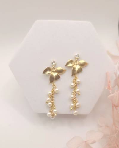 bijoux fleur orchidée