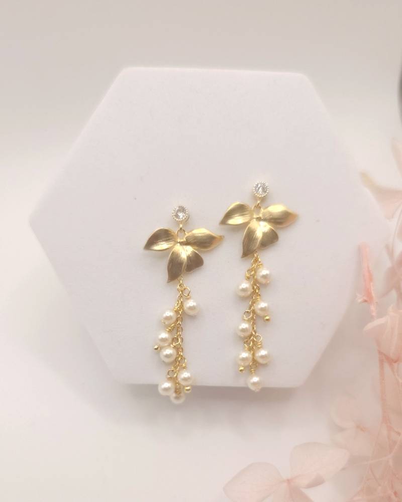 bijoux fleur orchidée