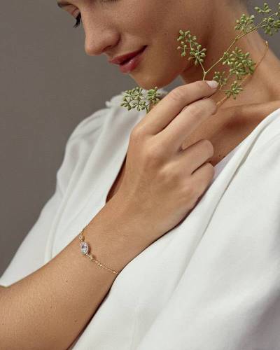 Bracelet mariée strass