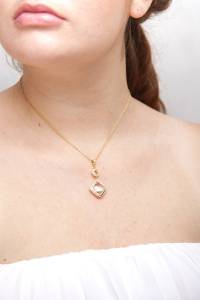 Collier mariée argenté 