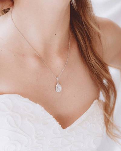 Collier mariage Soliste Rose Gold goutte