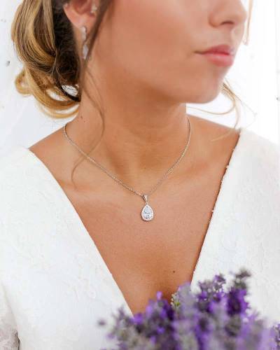 Collier mariage Soliste Rose Gold goutte