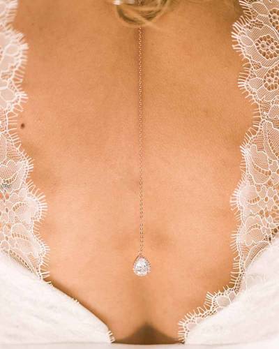 Bijou de dos pour mariée Soliste