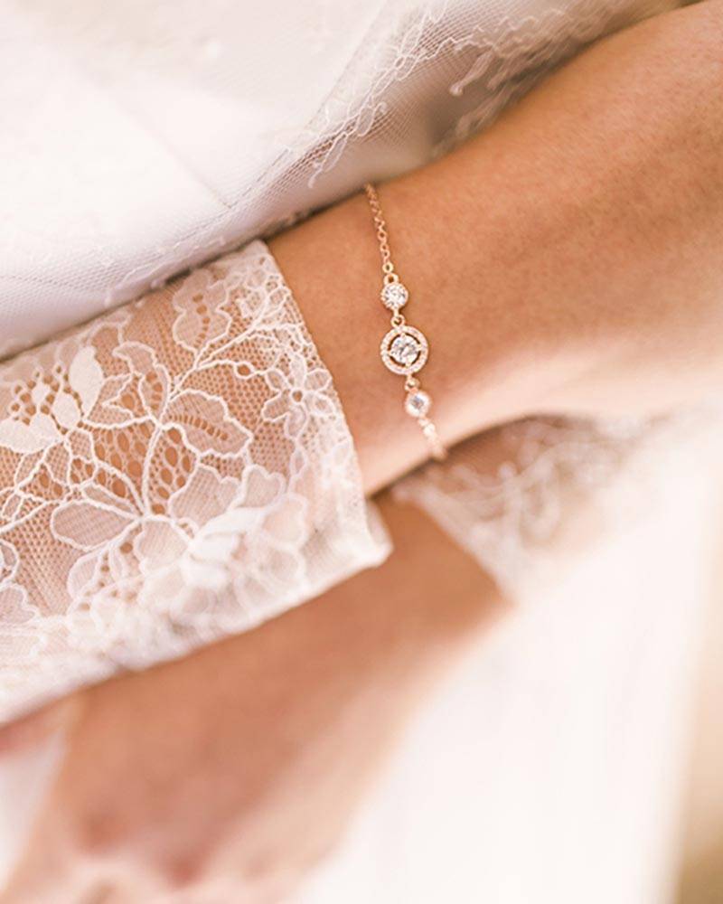 Bracelet mariage Soliste rose gold