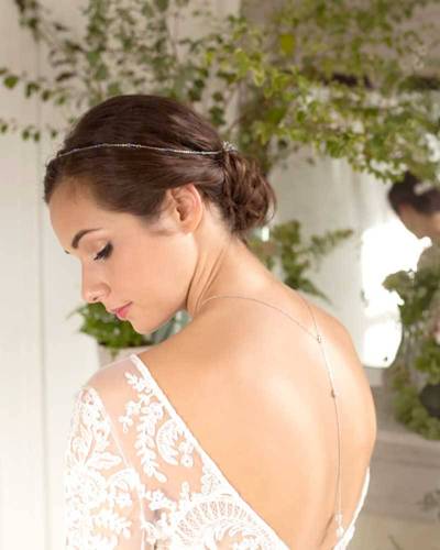 Headband bijou de tête Mariée "Ysia"